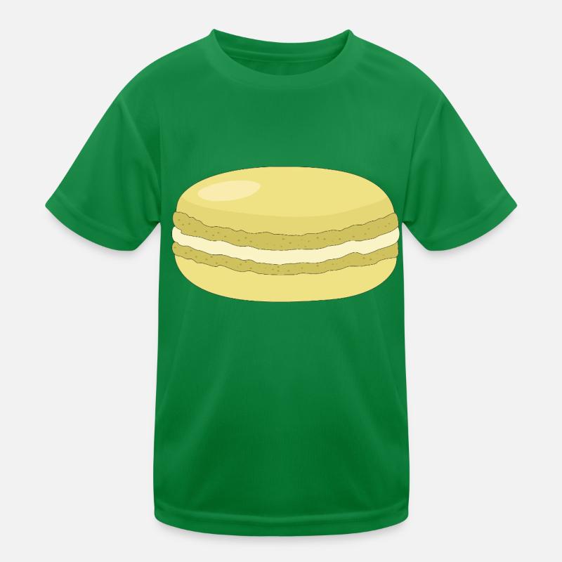macaron jaune T-shirt sport Enfant