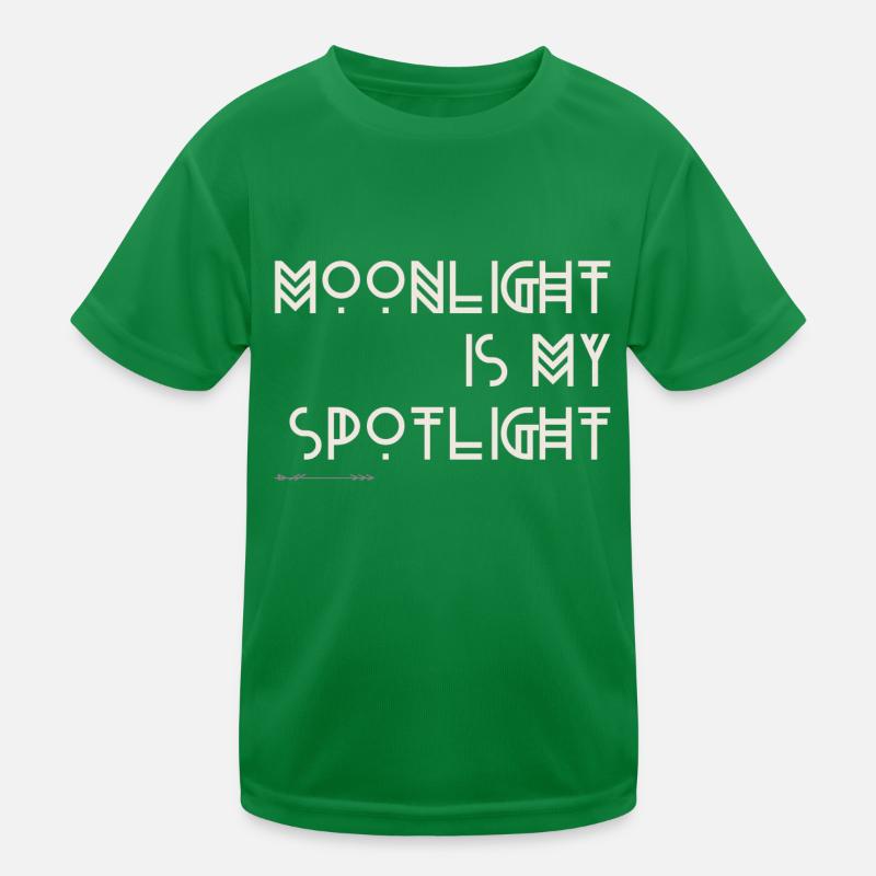 Moonlight is my Spotlight - Boho Design Kinder Funktions-T-Shirt