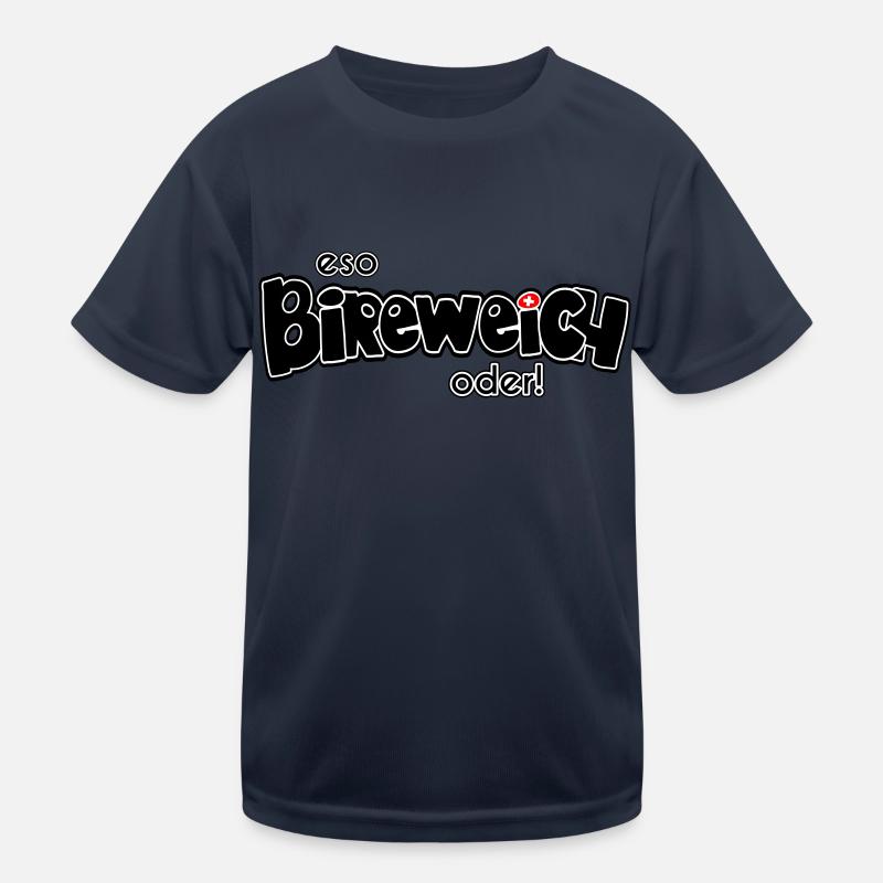 eso Bireweich oder! - Kinder Funktions-T-Shirt - Navy