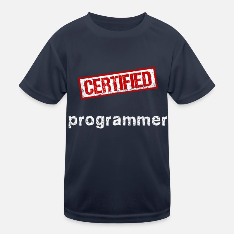 Programmierer - Kinder Funktions-T-Shirt - Navy