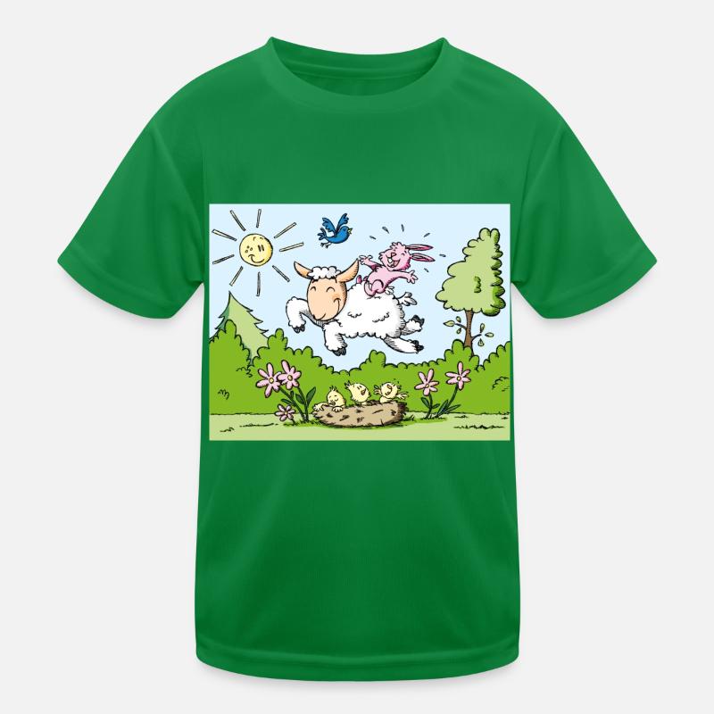 Frühling Kinder Funktions-T-Shirt
