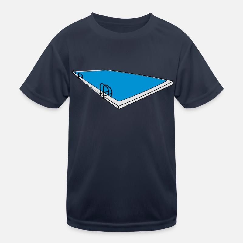 swimmingpool Kinder Funktions-T-Shirt