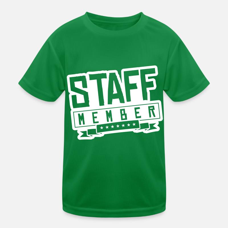 staff member Kids Functional T-Shirt