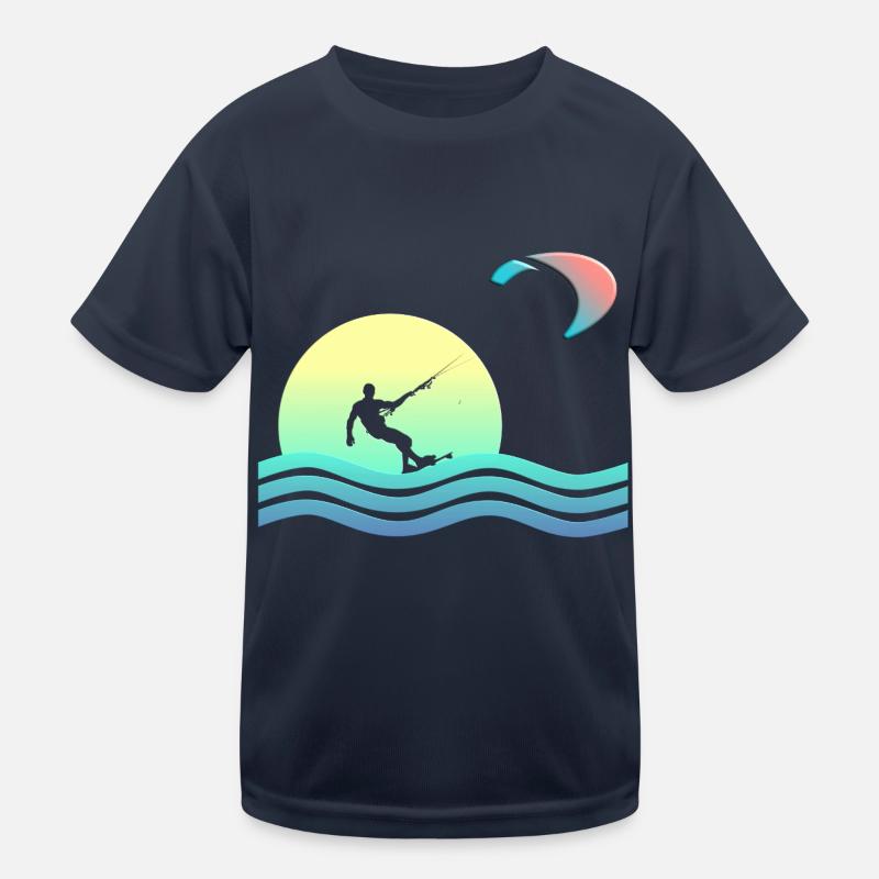 Windkind Kitesurfer Kinder Funktions-T-Shirt