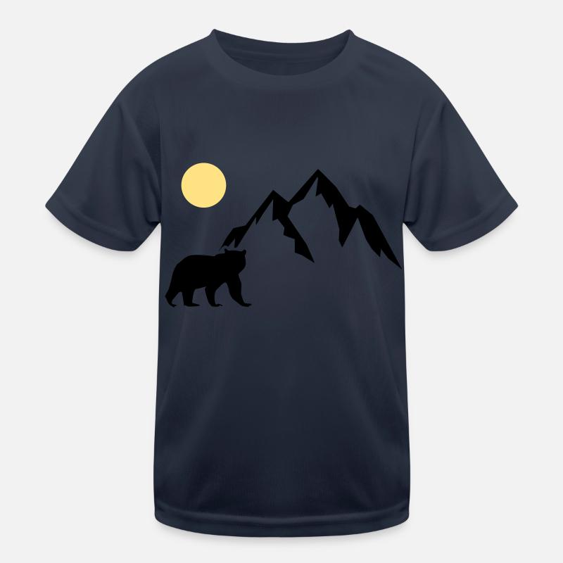 Ours de montagne T-shirt sport Enfant