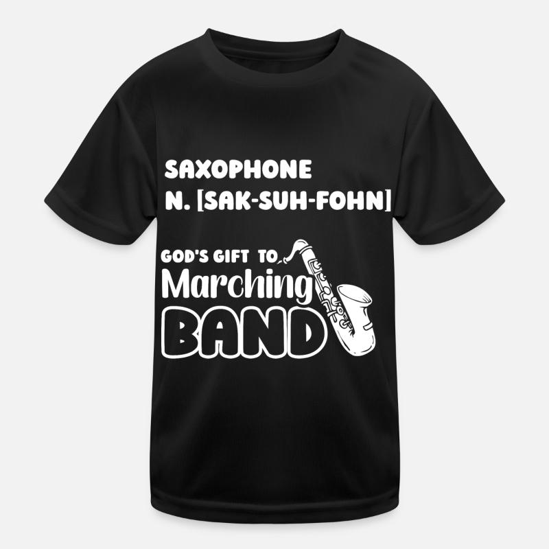Saxophone Definition Kinder Funktions-T-Shirt