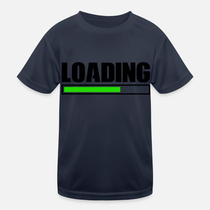 loading - Kinder Funktions-T-Shirt - Navy