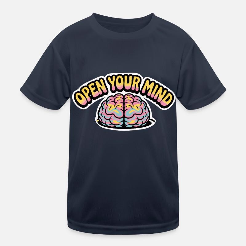OPEN YOUR MIND Kids Functional T-Shirt