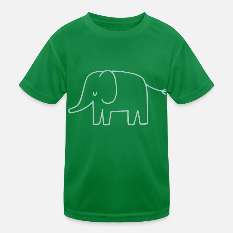 Elefant Kinder Funktions-T-Shirt