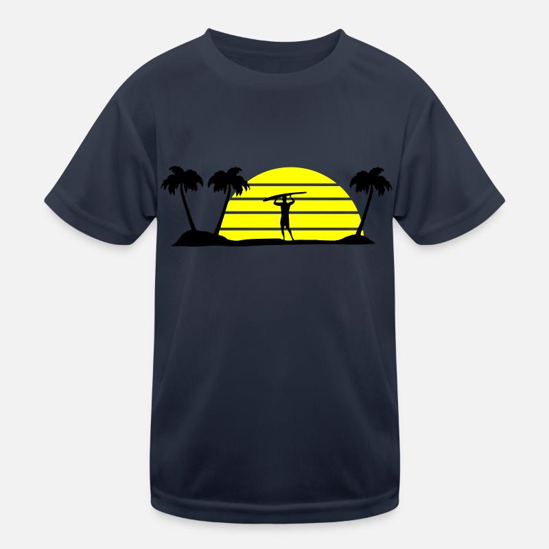surfing Kinder Funktions-T-Shirt