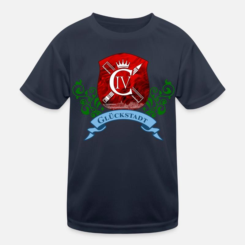 TShirt Design CIV Filles T-shirt sport Enfant