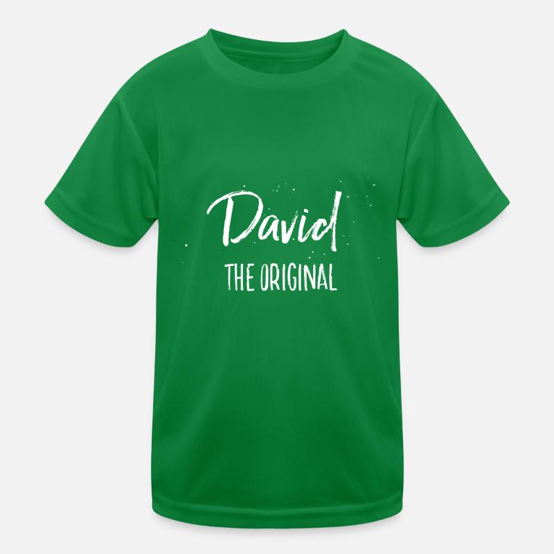 David Kinder Funktions-T-Shirt