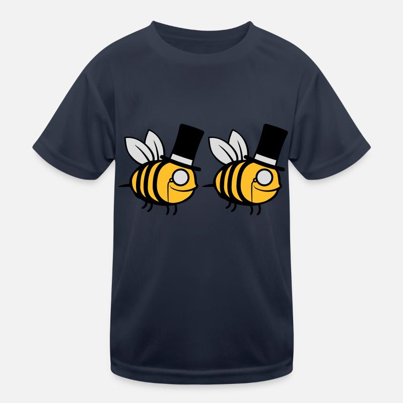 Team Cylinder Hat Bees Kids Functional T-Shirt