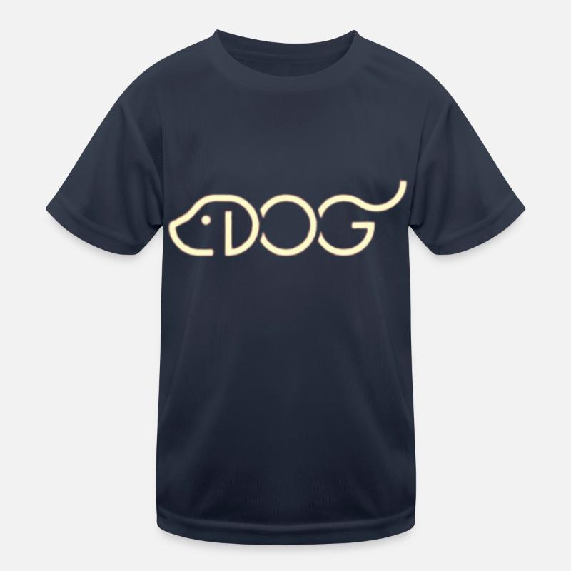 Art des mots de chien T-shirt sport Enfant