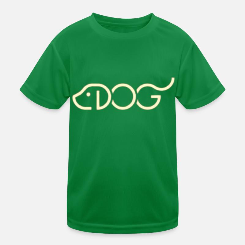 Dog Word Art Kids Functional T-Shirt