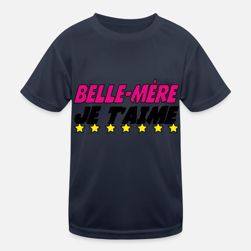 Stiefmutter, ich liebe dich Kinder Funktions-T-Shirt