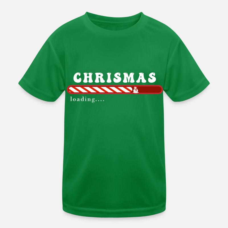 chrismas loading T-shirt sport Enfant