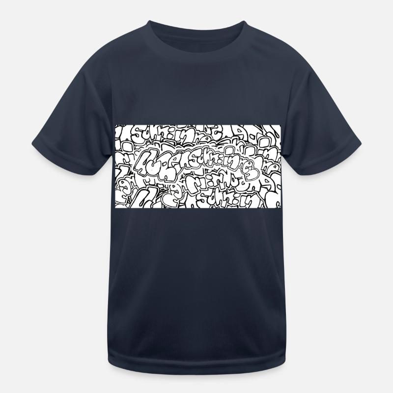 Graffiti Huansohn Kids Functional T-Shirt