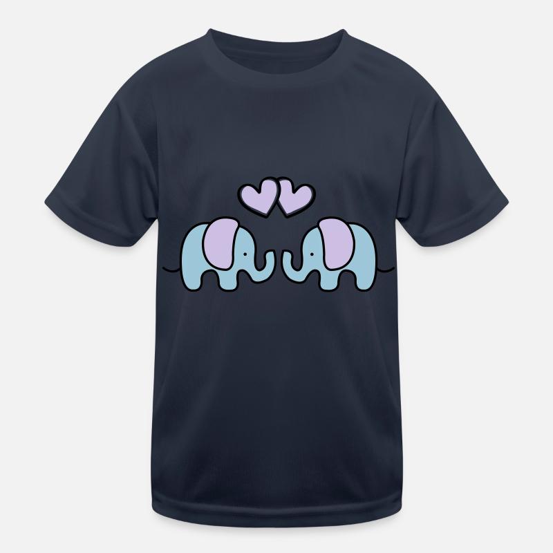 Bébés éléphants T-shirt sport Enfant