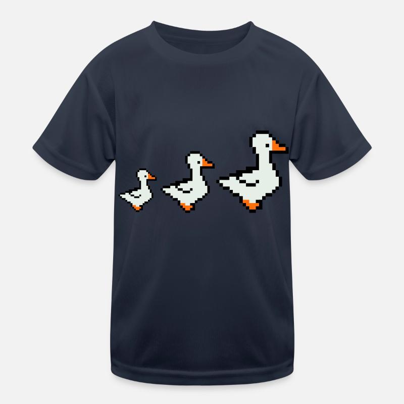 Pixel Ducks Kids Functional T-Shirt