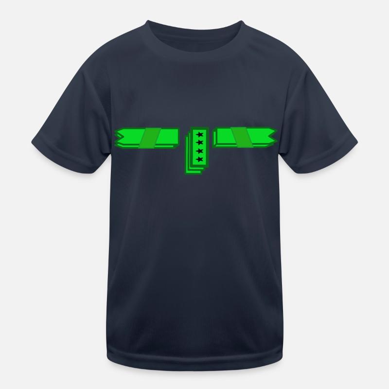 Grün2 Kinder Funktions-T-Shirt