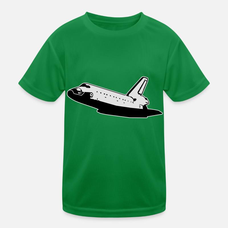 Space Shuttle (keine Embleme) Kinder Funktions-T-Shirt