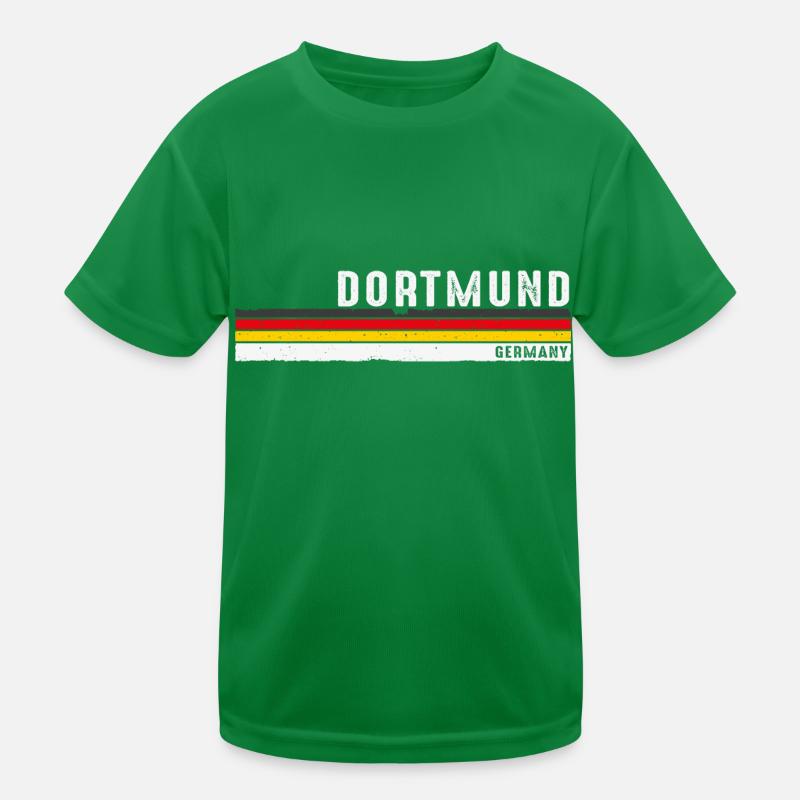 Classic Retro Dortmund - Germany Pride Kinder Funktions-T-Shirt