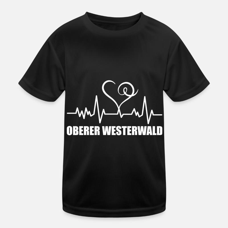 Heartbeat Oberer Westerwald Kinder Funktions-T-Shirt