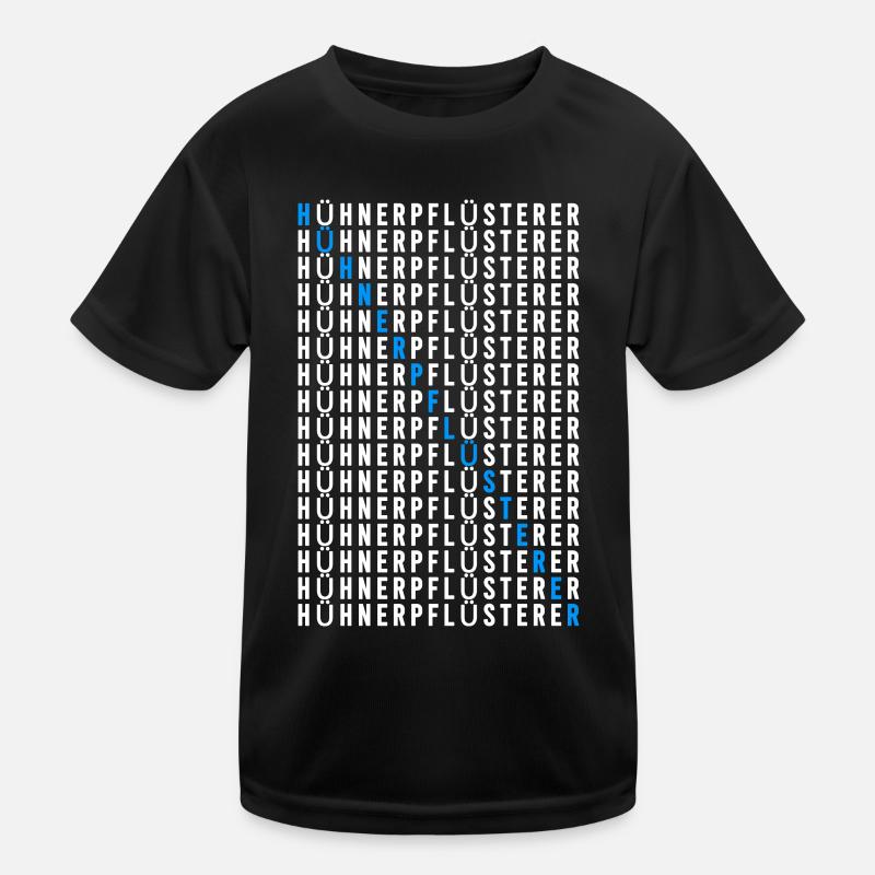 Hühnerpflüsterer Kinder Funktions-T-Shirt