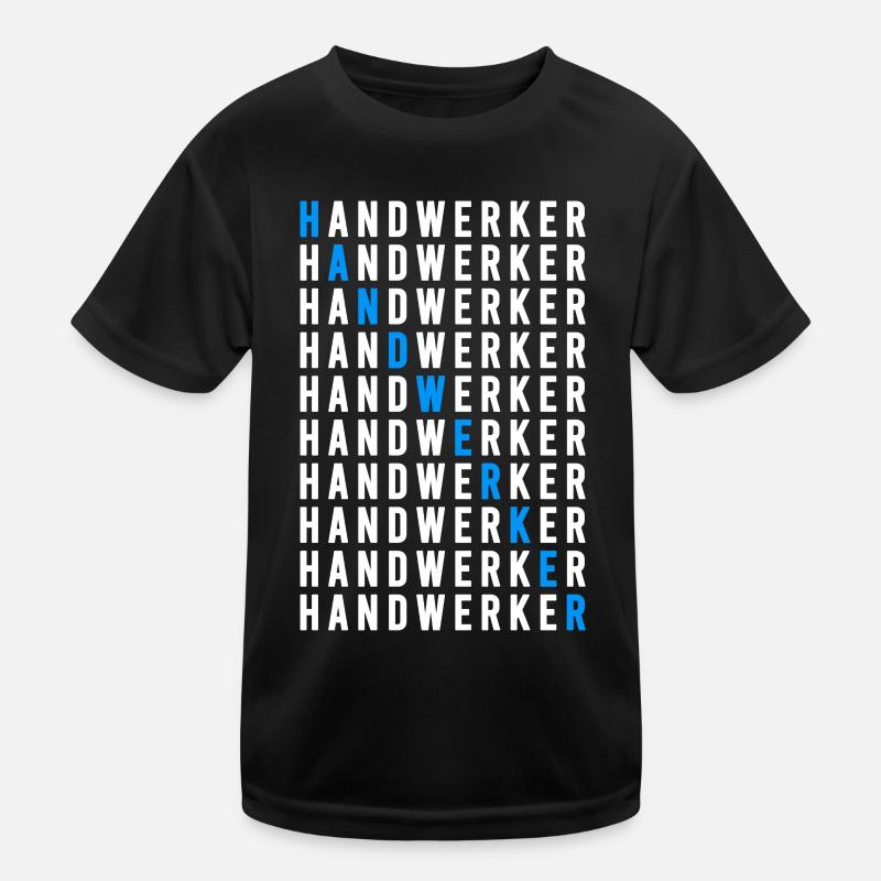 Handwerker Kinder Funktions-T-Shirt