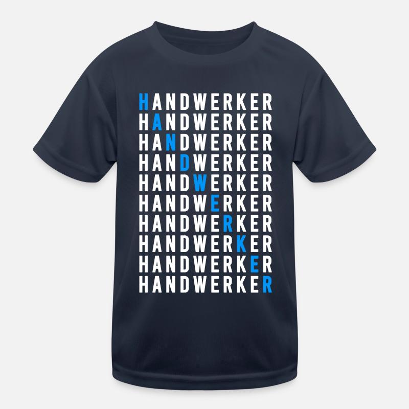 Handwerker Kinder Funktions-T-Shirt