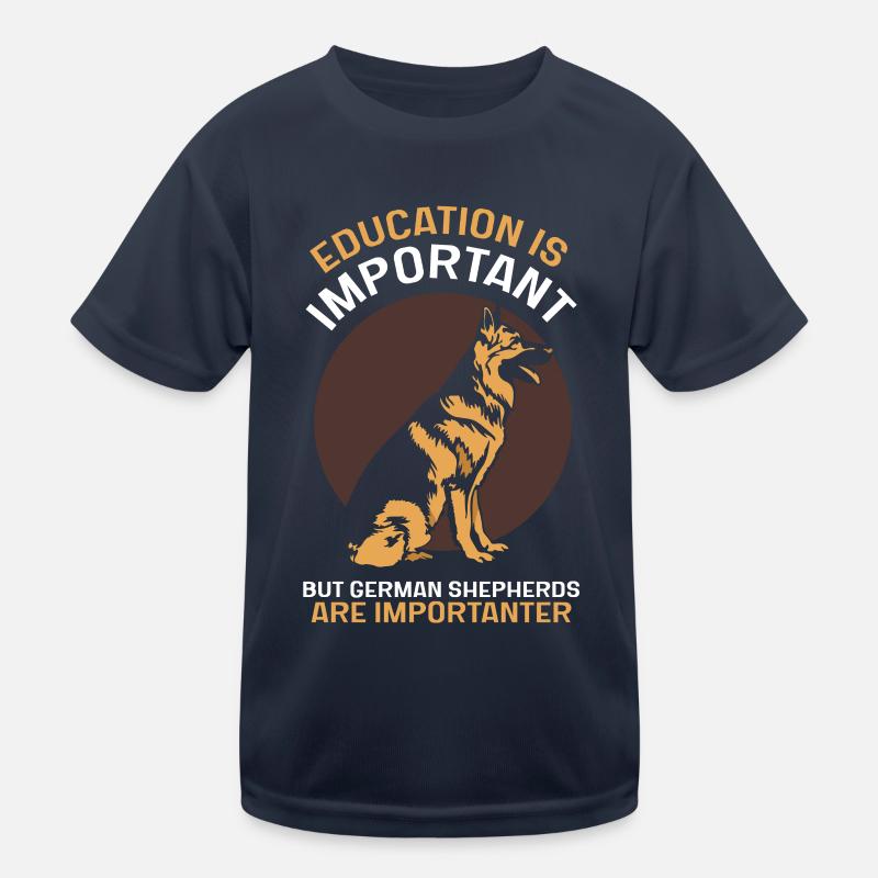 German Shepherds are importanter Kinder Funktions-T-Shirt