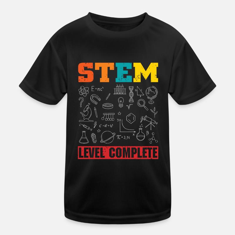 STEM - Level Complete Kinder Funktions-T-Shirt