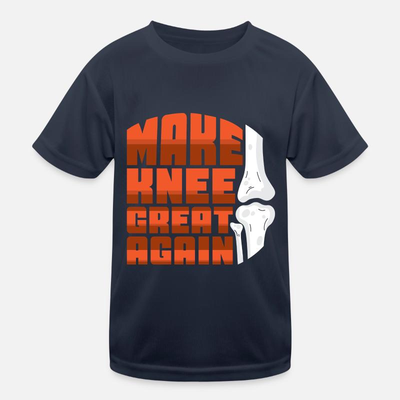 Make Knee Great Again Kinder Funktions-T-Shirt
