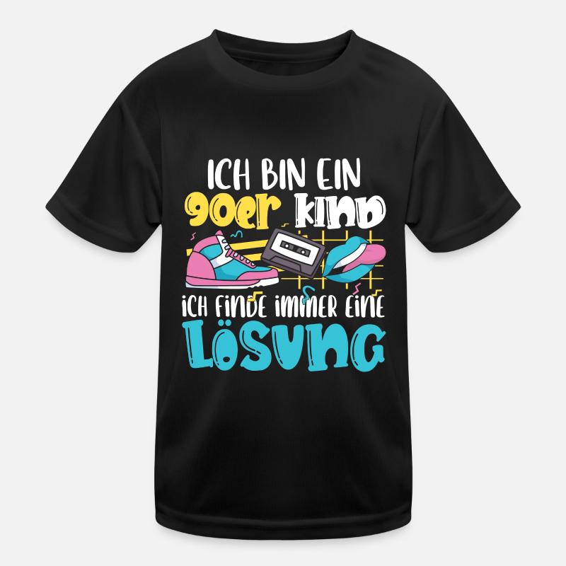 Ich bin ein 90er Kind Kinder Funktions-T-Shirt
