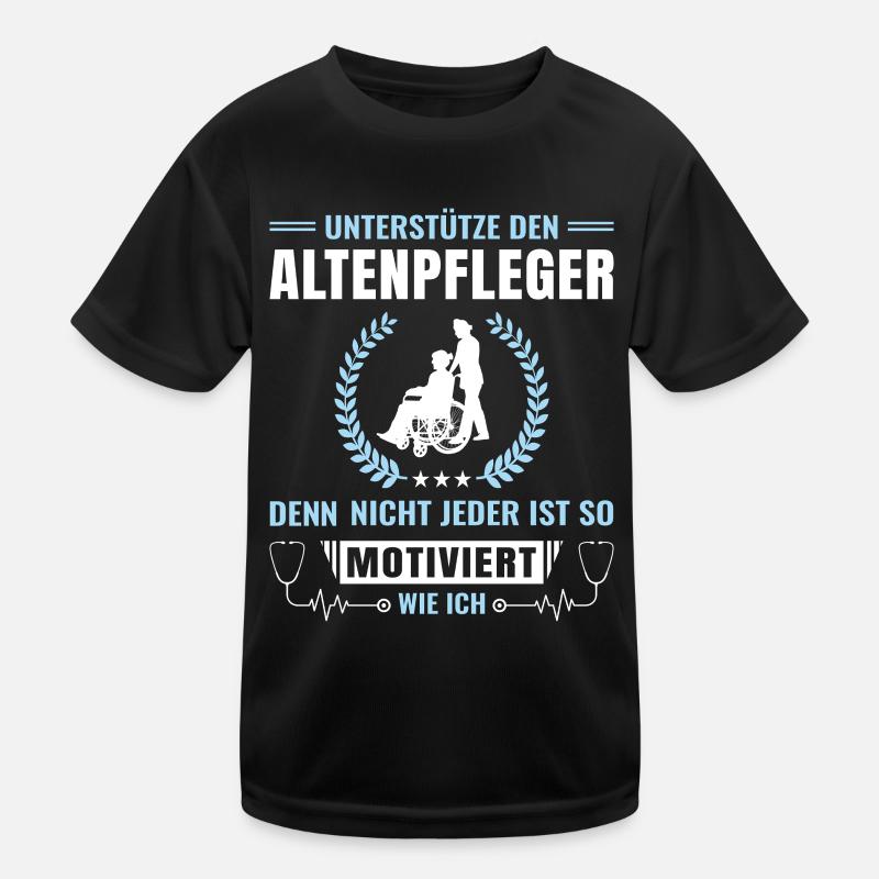 Altenpflege Pfleger Pflegepersonal Pflegekraft Kinder Funktions-T-Shirt