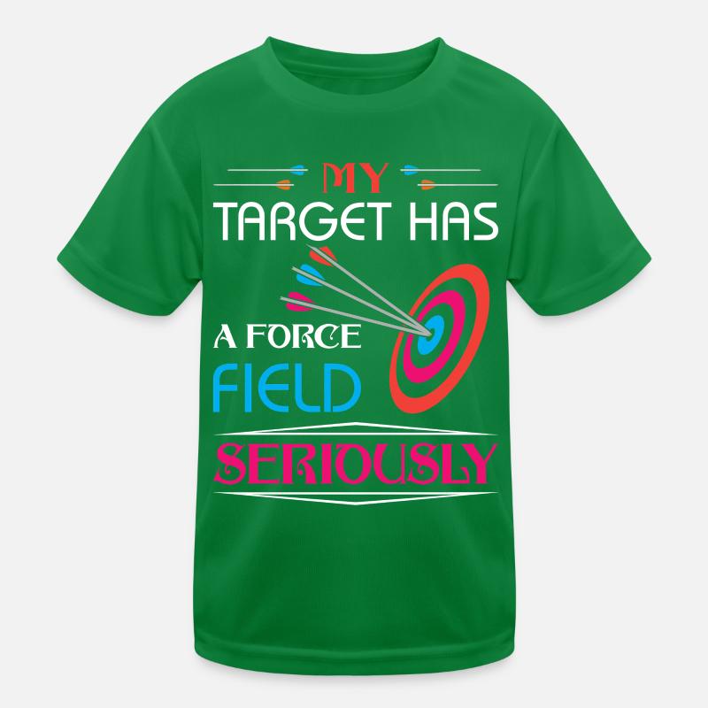 Bogenschießen Bogenschütze Kinder Funktions-T-Shirt