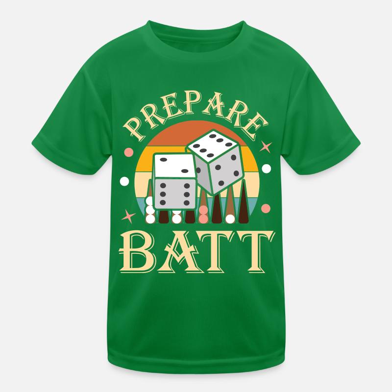 Backgammon Spiel Kinder Funktions-T-Shirt