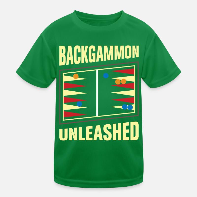 Backgammon Spiel Kinder Funktions-T-Shirt