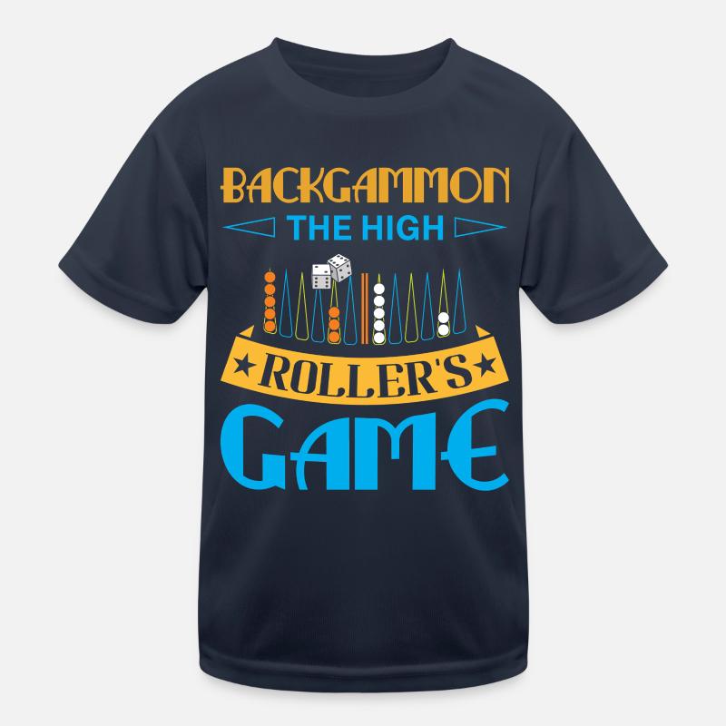 Backgammon Spiel Kinder Funktions-T-Shirt