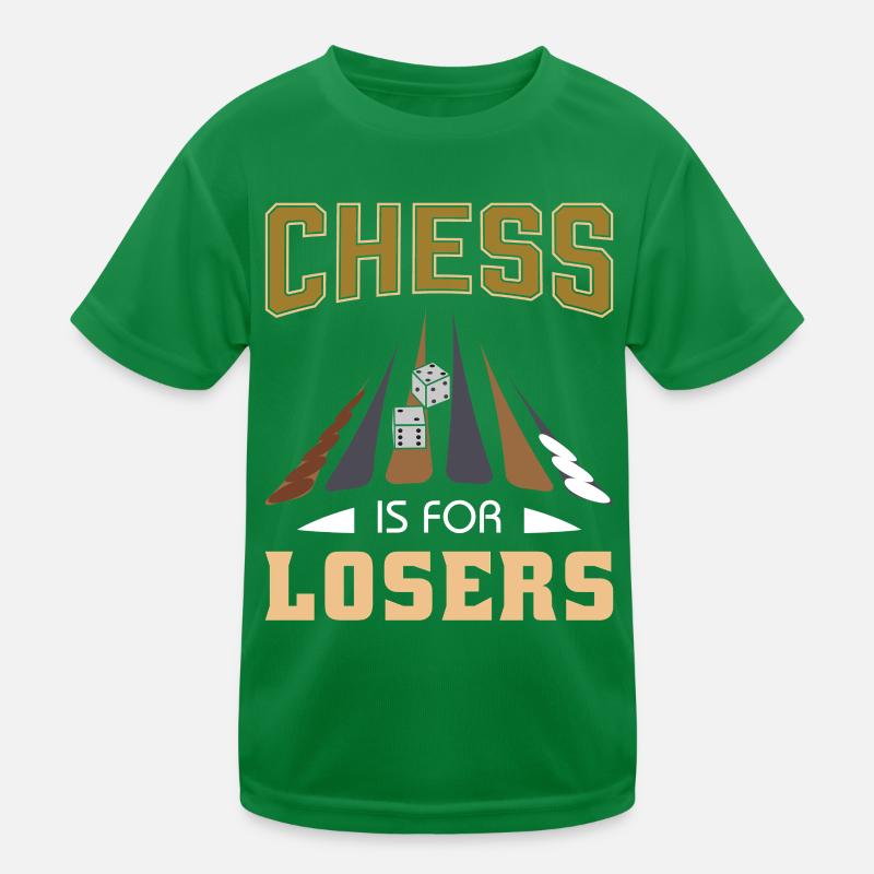 Backgammon Spiel Kinder Funktions-T-Shirt