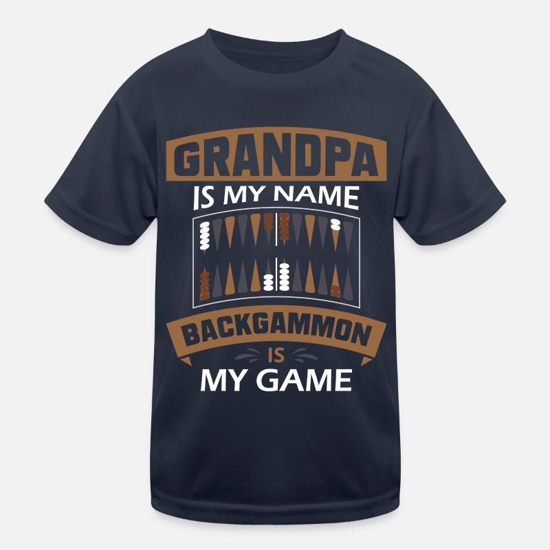 Backgammon Spiel Kinder Funktions-T-Shirt