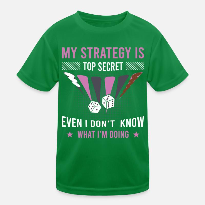 Backgammon Spiel Kinder Funktions-T-Shirt