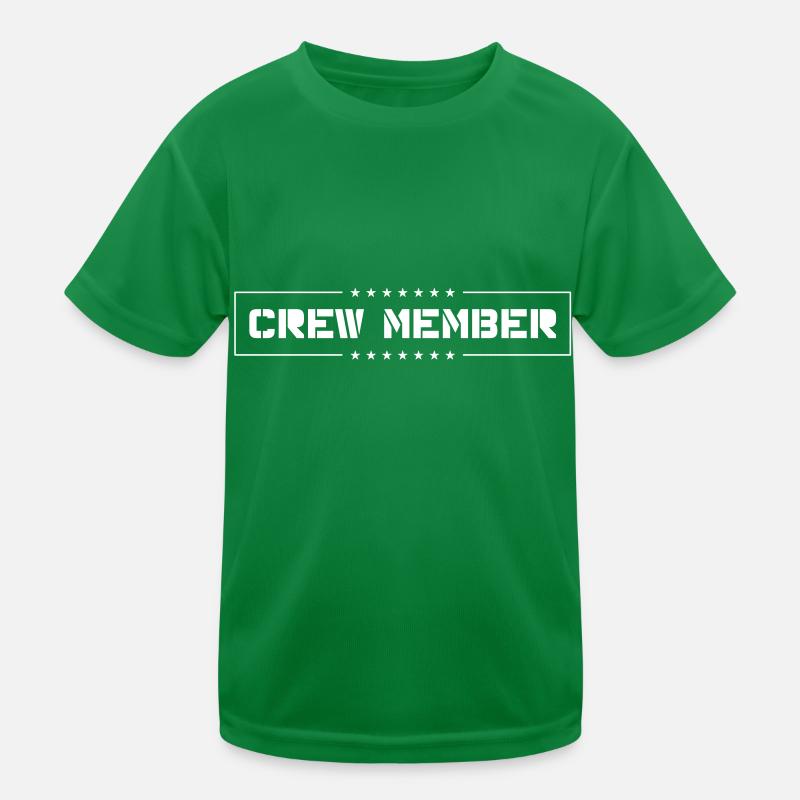 membre de l’équipage T-shirt sport Enfant