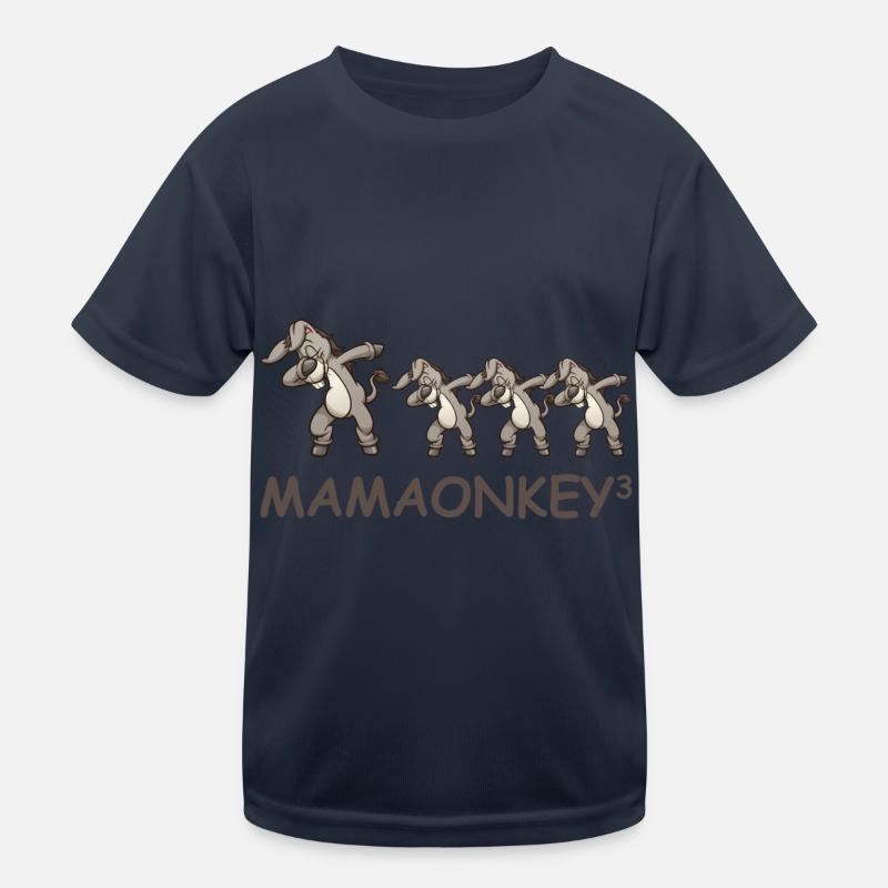 Schwanger werdene Mutter Drillinge Esel Kinder Funktions-T-Shirt