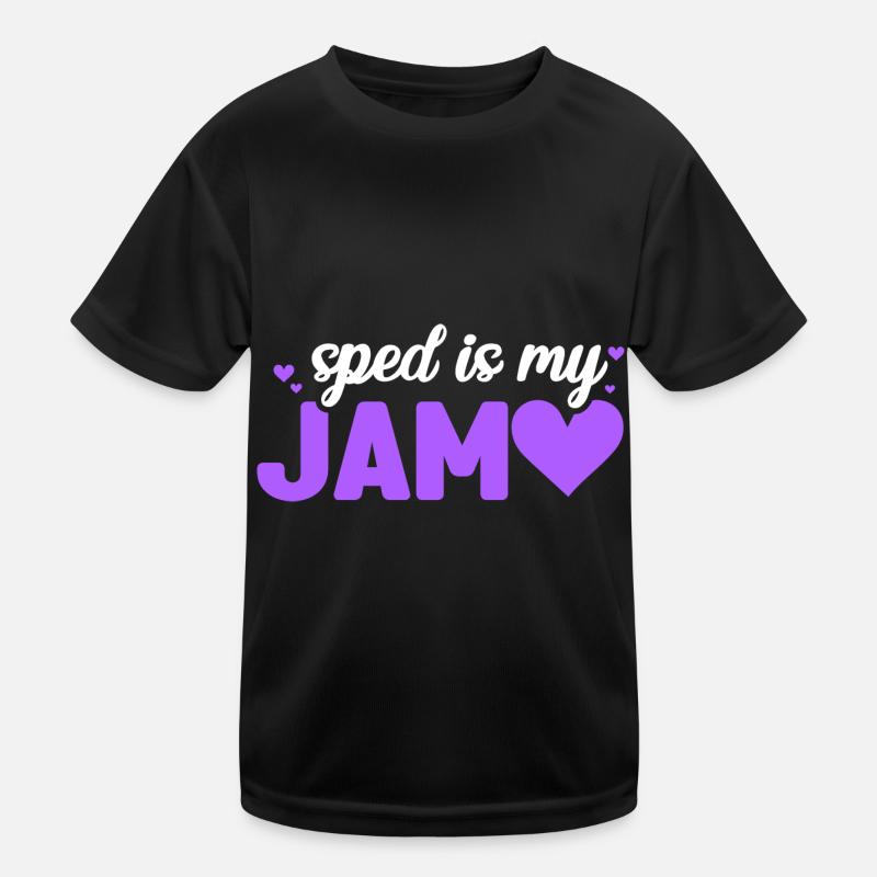 Sped is my jam Kinder Funktions-T-Shirt