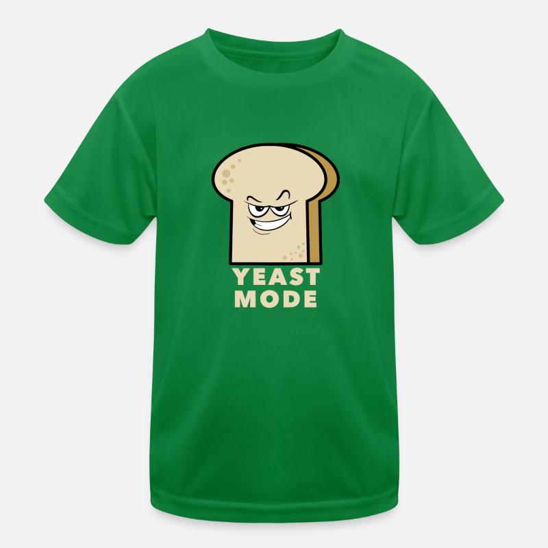 Bread Baking Bakery Sourdough Yeast Mode Kids Functional T-Shirt