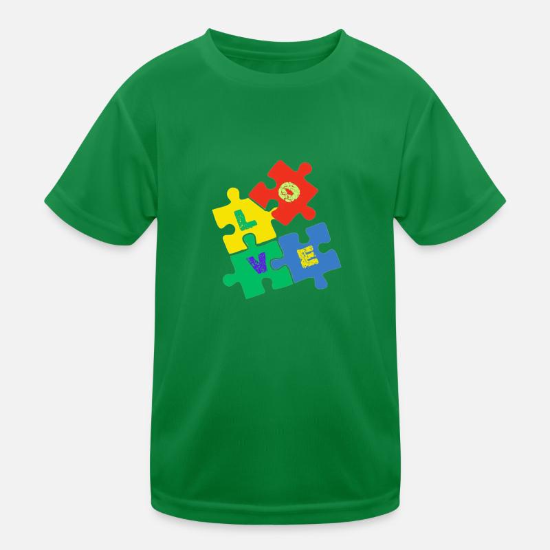 Puzzle de l’amour T-shirt sport Enfant