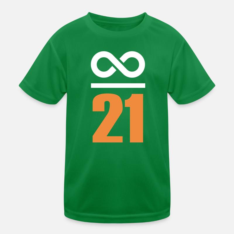 Infinite by 21 million Bitcoin Kids Functional T-Shirt
