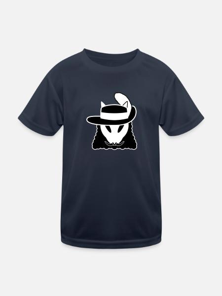 D'Artekuroeil - Kids Functional T-Shirt - navy - Front